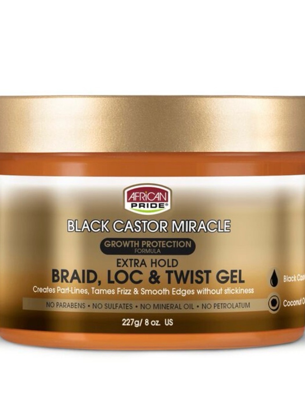 6 NIB African Pride Braid, Loc, & Twist gel 8 OZ